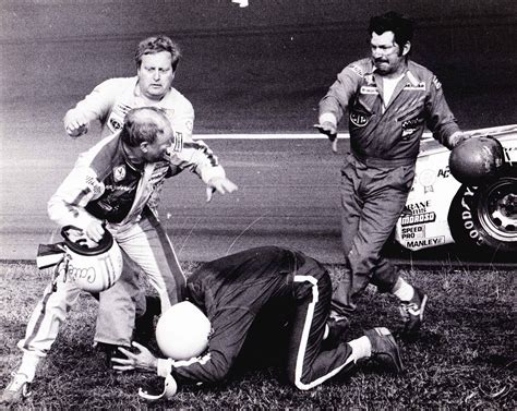 "There's a fight in Turn 3" - Donnie Allison