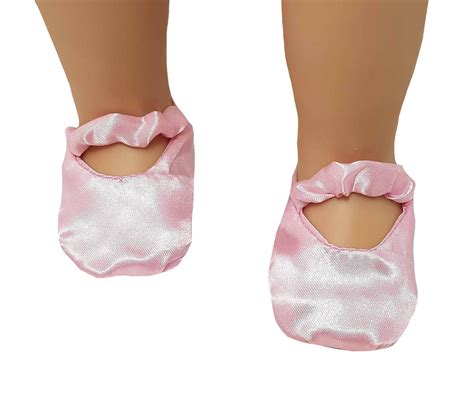 Ballet Shoes with Elastic (L) | Shoes, Girl doll clothes, Sock shoes