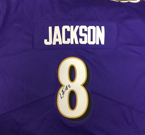 Lamar Jackson Autographed Jersey