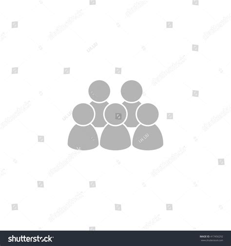 People Iconvector Illustrator Stock Vector (Royalty Free) 417456292 | Shutterstock