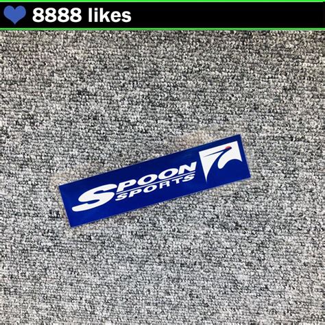 Spoon Sport Decal Sticker JDM Civic Vtec Type R Stickers Car Styling | Shopee Singapore