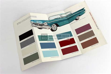 1959 Buick Colors Flyer - Hometown Buick