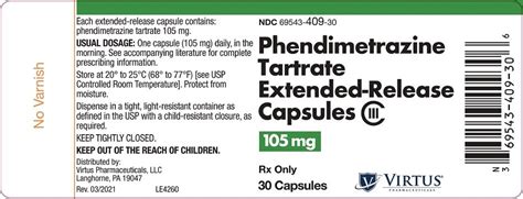 Phendimetrazine - FDA prescribing information, side effects and uses