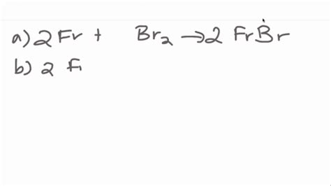 SOLVED:Francium is a radioactive metal that does not occur in nature ...