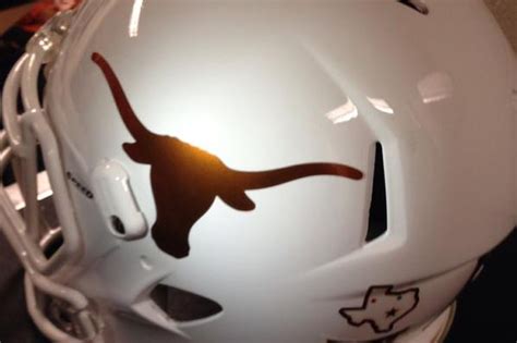 Metallic Texas Longhorns helmet decals once again ignite uniform debate ...