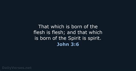 John 3:6 - Bible verse (KJV) - DailyVerses.net