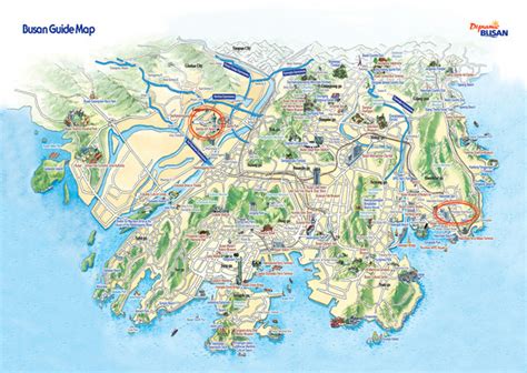 South Korea Map Busan