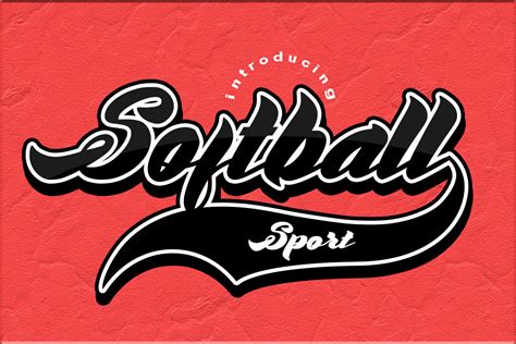 Softball Font by Al Mughni Studio3 · Creative Fabrica