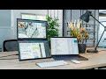 Dual Screen Monitor Folding Stacked Portable For Laptop Pc | UPERFECT
