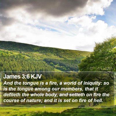 James 3 Scripture Images - James Chapter 3 KJV Bible Verse Pictures