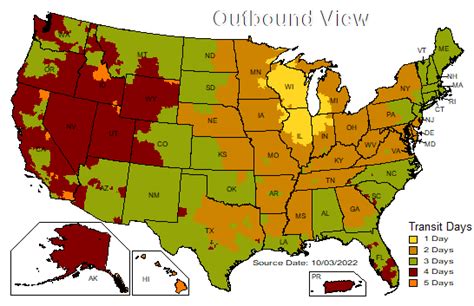 UPS Ground Maps - Free Calculator to Find Your UPS Shipping Zones and Rates