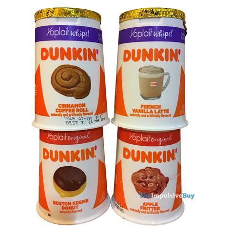 REVIEW: Yoplait Dunkin' Inspired Yogurt Flavors - The Impulsive Buy