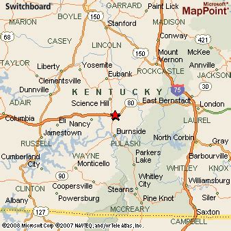 Where is Somerset, Kentucky? see area map & more