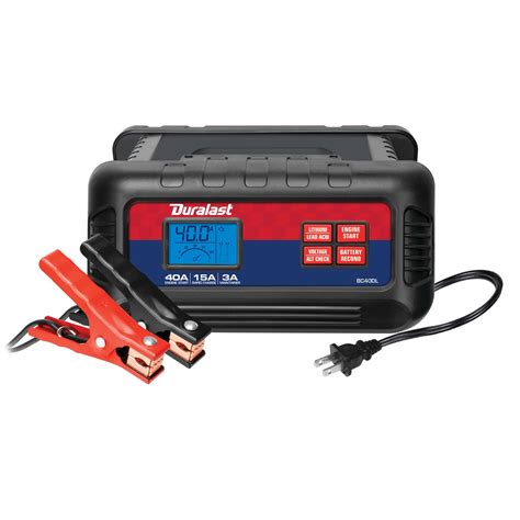 Duralast 40 Amp Battery Charger with Engine Start