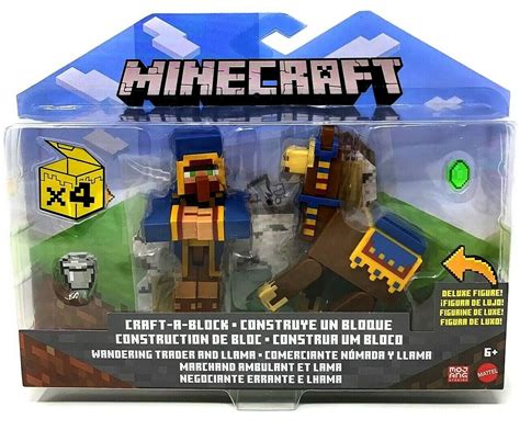 Minecraft Craft-A-Block Wandering Trader & Llama Action Figure 2-Pack-FREE SHIP! - Minecraft Blog