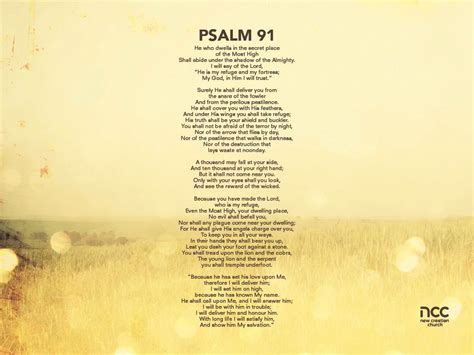 Psalm 91 Wallpapers - Wallpaper Cave