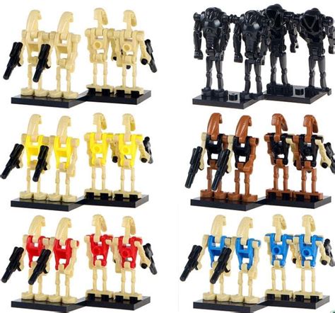 Star Wars Battle Droid Army Commander Minifigures Lego Trooper Carrier ...