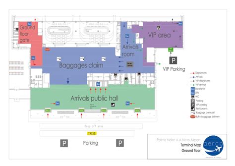 Maps - Agostinho Neto International Airport of Pointe-Noire