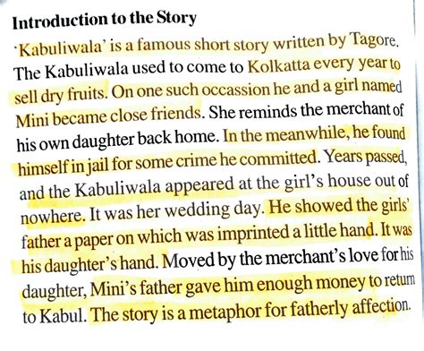 Introduction to the story - Introduction to the Story Kabuliwala' is a ...