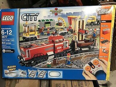 Lego City 3677 Red Cargo Train Special Edition New in Damaged Box | SG ...