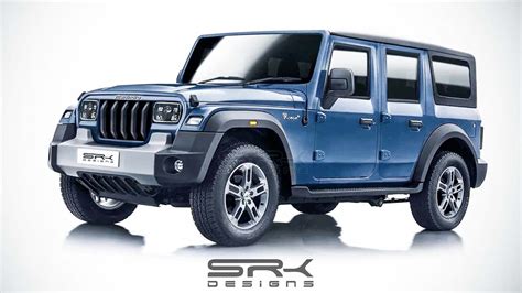 2020 Mahindra Thar 4 Door Imagined As Next Gen Armada SUV 4x4