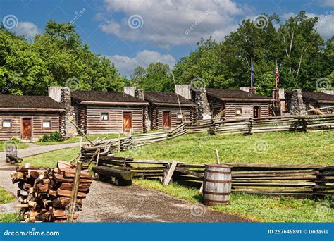 Kentucky Historical State Park of Fort Boonesborough, Kentucky, USA Stock Image - Image of ...