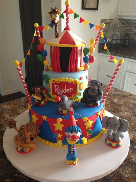 Circus/carnival Cake - CakeCentral.com