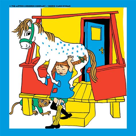 Pippi Longstocking Lifting Horse