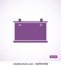 Car Battery Icon Vector Stock Vector (Royalty Free) 368905988 | Shutterstock