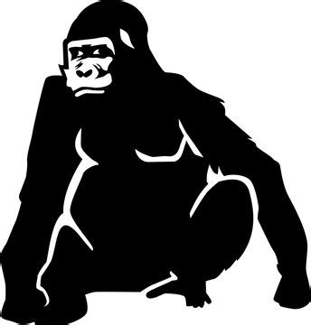 Gorilla Silhouette Images – Browse 7,312 Stock Photos, Vectors, and ...