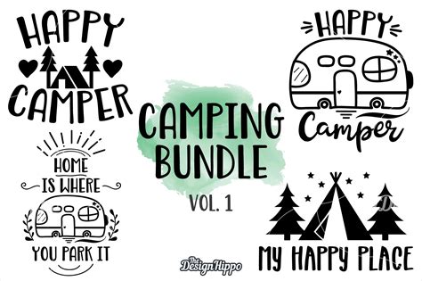 Camping Bundle Graphic By Thedesignhippo Creative Fabrica