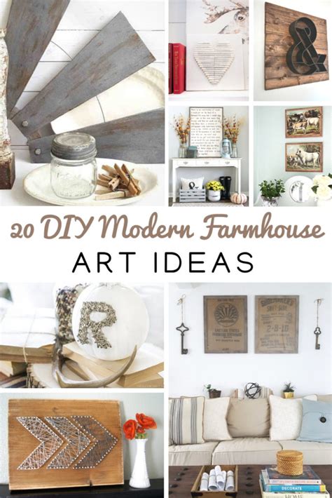 20 DIY Modern Farmhouse Art Ideas | Yesterday on Tuesday