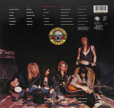 Guns n' Roses Appetite for Destruction uncensored album cover Album Cover Gallery & 12" Vinyl LP ...