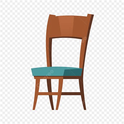 Wooden Furniture Clipart Vector, Wooden Chair Furniture Cartoon For ...