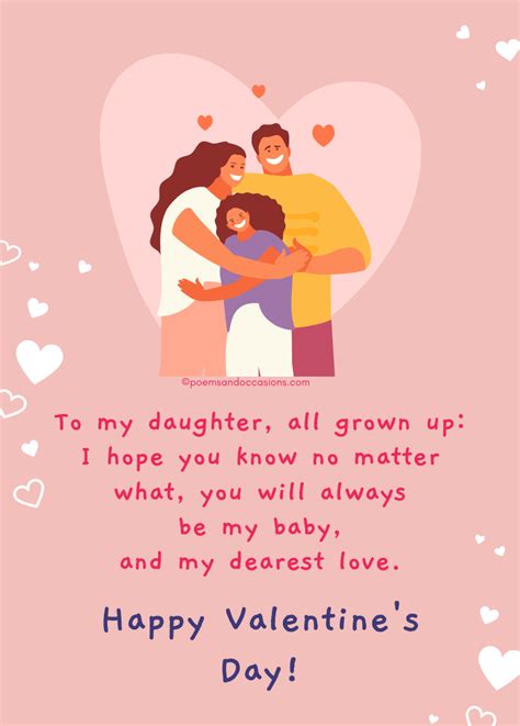 Printable Valentine Card For Daughter