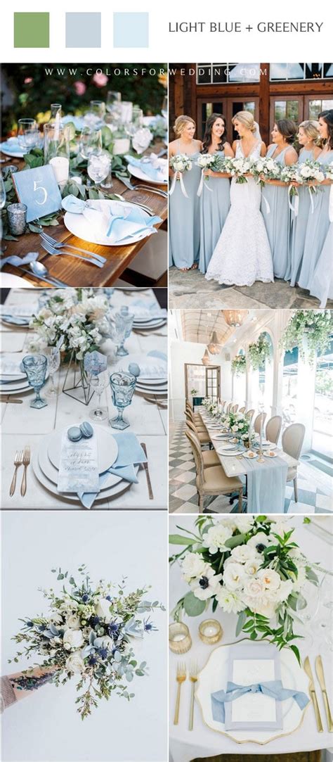 20 Light Blue Wedding Color Ideas for Spring 2025 | 💎