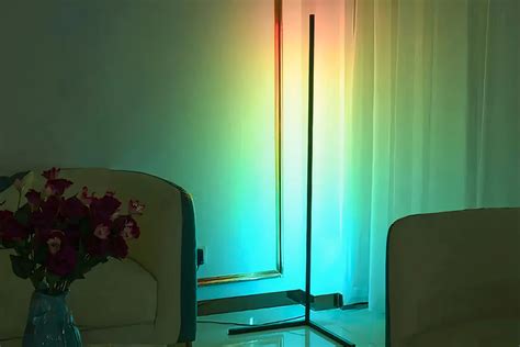 Modern floor lamp gives you 16 million color LED options for $50