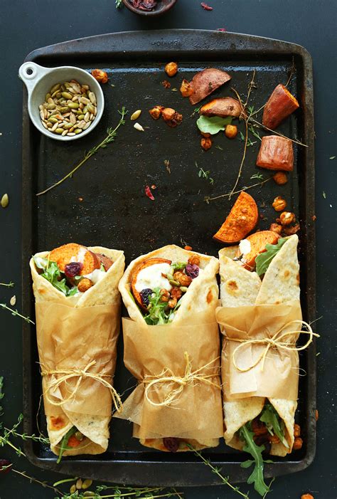 Vegan Thanksgiving Wraps | Minimalist Baker Recipes