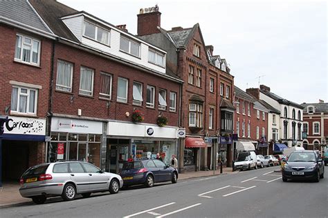 Crediton: High Street 2 © Martin Bodman :: Geograph Britain and Ireland