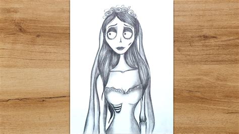 Corpse Bride Emily Drawing