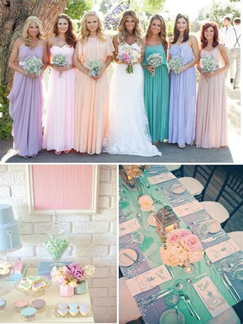 a collage of photos with different bridesmaid dresses and bouquets on them