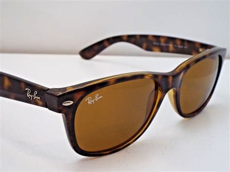 Authentic Ray-Ban RB 2132 710 Tortoise Brown New Wayfarer 55 mm ...