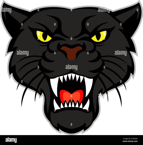 vector black panther head Stock Vector Image & Art - Alamy