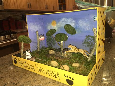 Cheetah Habitat Diorama