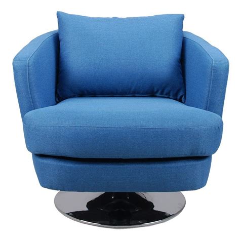 Penny Fabric Swivel Chair Blue | Products | MOE'S Wholesale Swivel Club ...