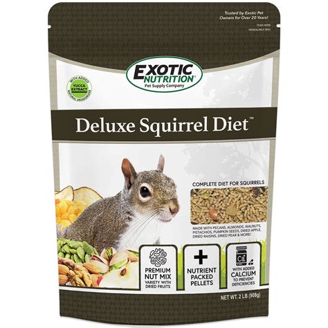 Exotic Nutrition Deluxe Squirrel Diet 2 lb. - Walmart.com