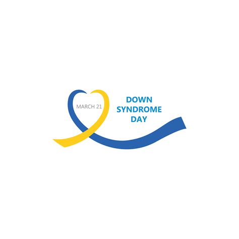 World Down syndrome day. Down syndrome awareness concept. Vector ...