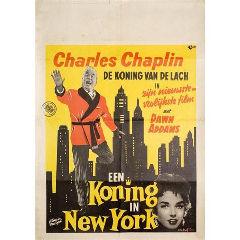 A King in New York 1957 Dutch Film Poster | Chairish