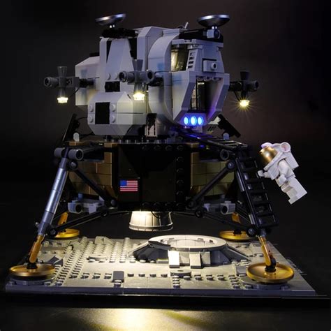 Lighting Lego NASA Apollo 11 Lunar Lander 10266 Set – Lightailing