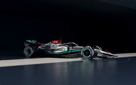 2022 Mercedes W13 F1 car launch photos